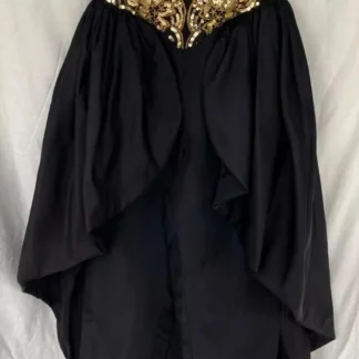 vtg..black & gold..jumper / evening..dress..nwt..xxs